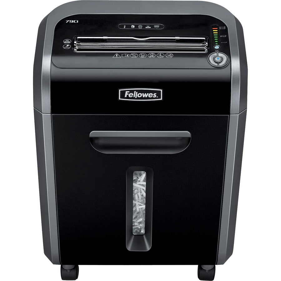 Fellowes Powershred 79Ci 100% Jam Proof Cross-Cut Shredder – 16-Sheet Capacity, P-4 Security Level, SafeSense® Technology, 6-Gallon Pull-Out Bin for Home and Office Use