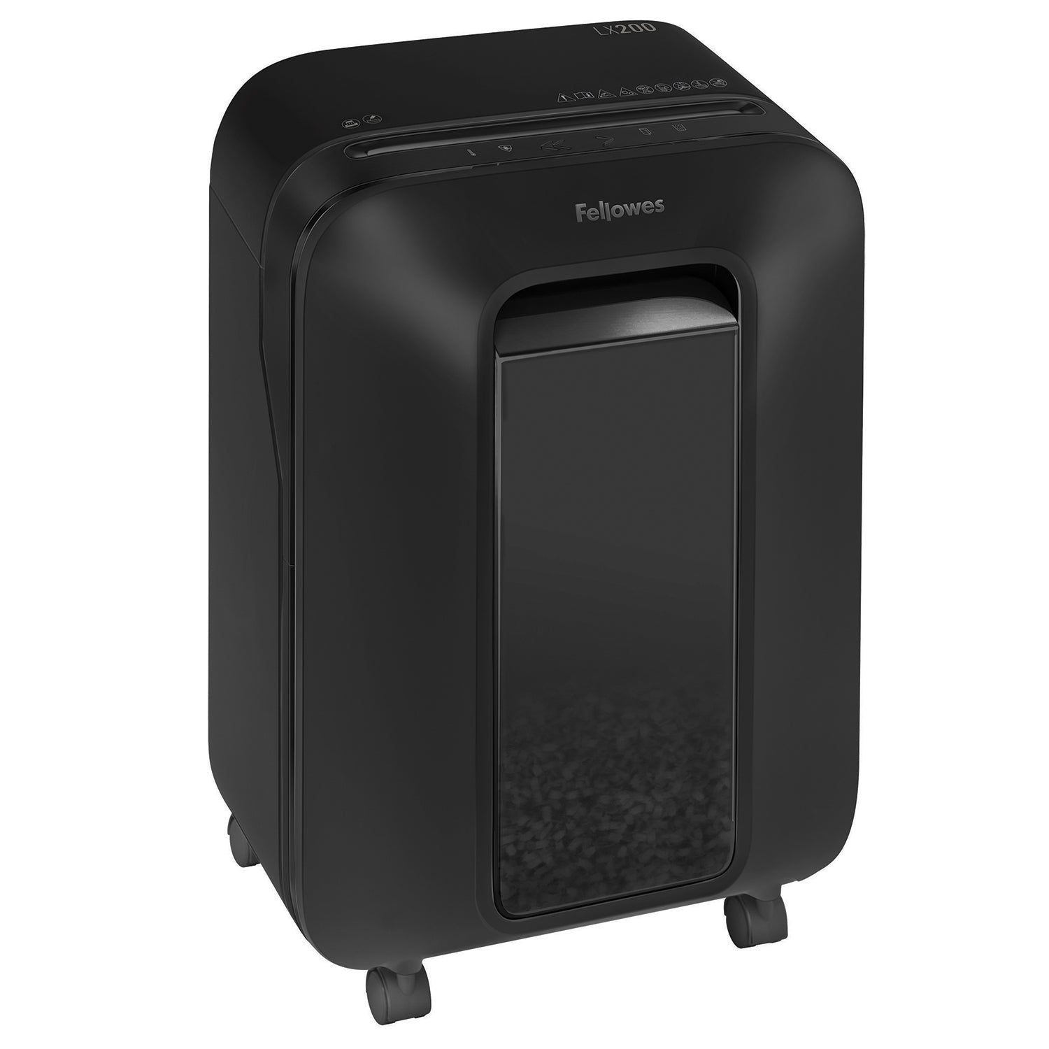 Fellowes Powershred LX200 Micro-Cut Shredder – 12-Sheet Capacity, P-4 Security Level, IntelliBar™ Technology, SafeSense® Protection, 6-Gallon Bin for Home and Small Office Use