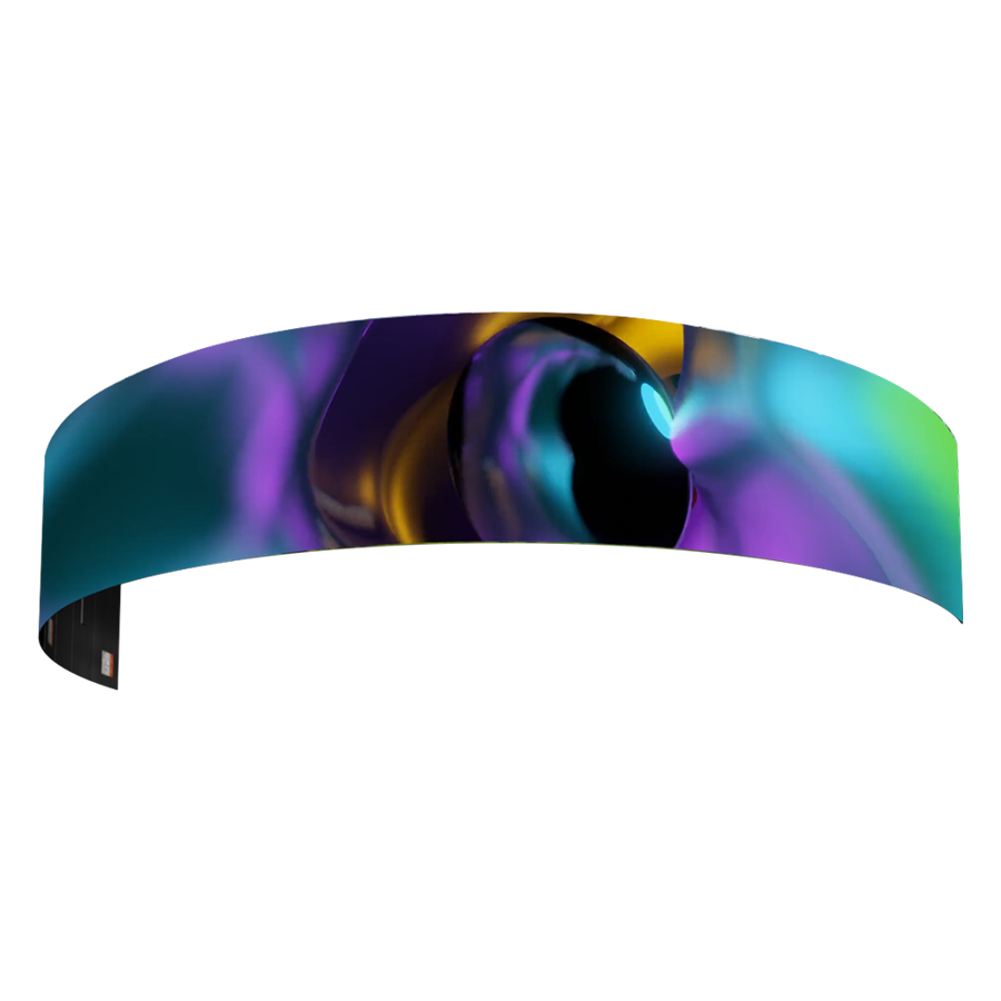 TREND 1.25mm  Flexible LED Display , Lightweight Build , Events & Advertising , Black , High Flexibility, 360° Viewing Angle, User-Friendly Installation