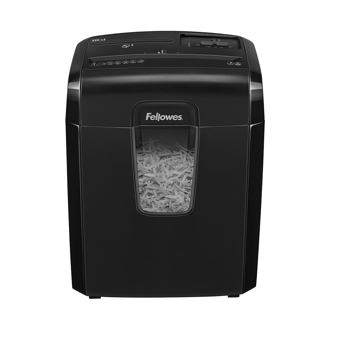 Fellowes Powershred 8Cd Cross-Cut Paper Shredder – 8-Sheet Capacity, P-4 Security Level, Shreds Credit Cards and CDs, 14-Liter Bin, Safety Lock Feature for Home and Office Use