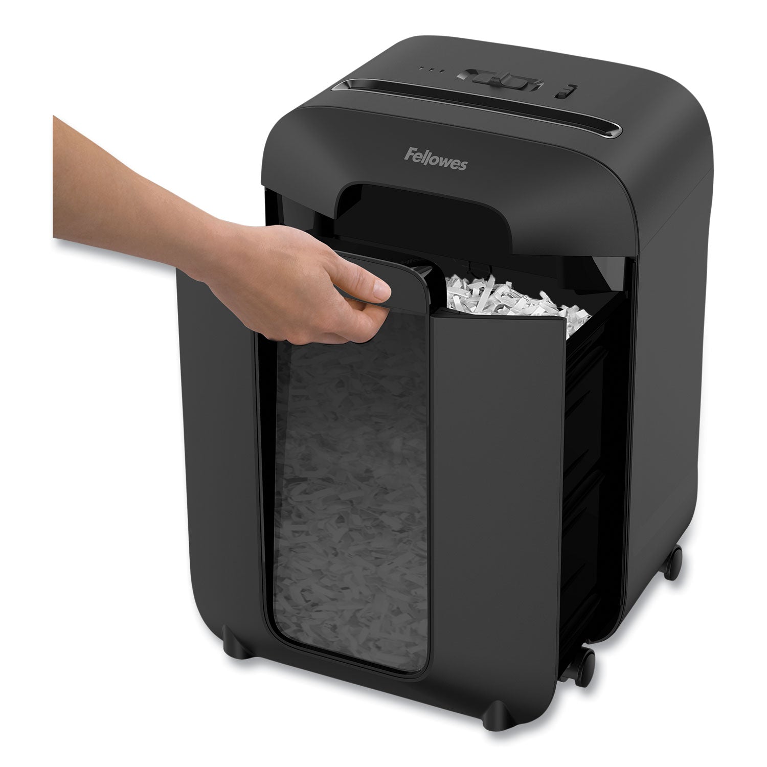 Fellowes Powershred LX85 Cross-Cut Shredder – 12 Sheet Capacity, P-4 Security Level, Safe Sense Technology, 5-Gallon Bin, 20-Minute Runtime for Personal & Home Office Use