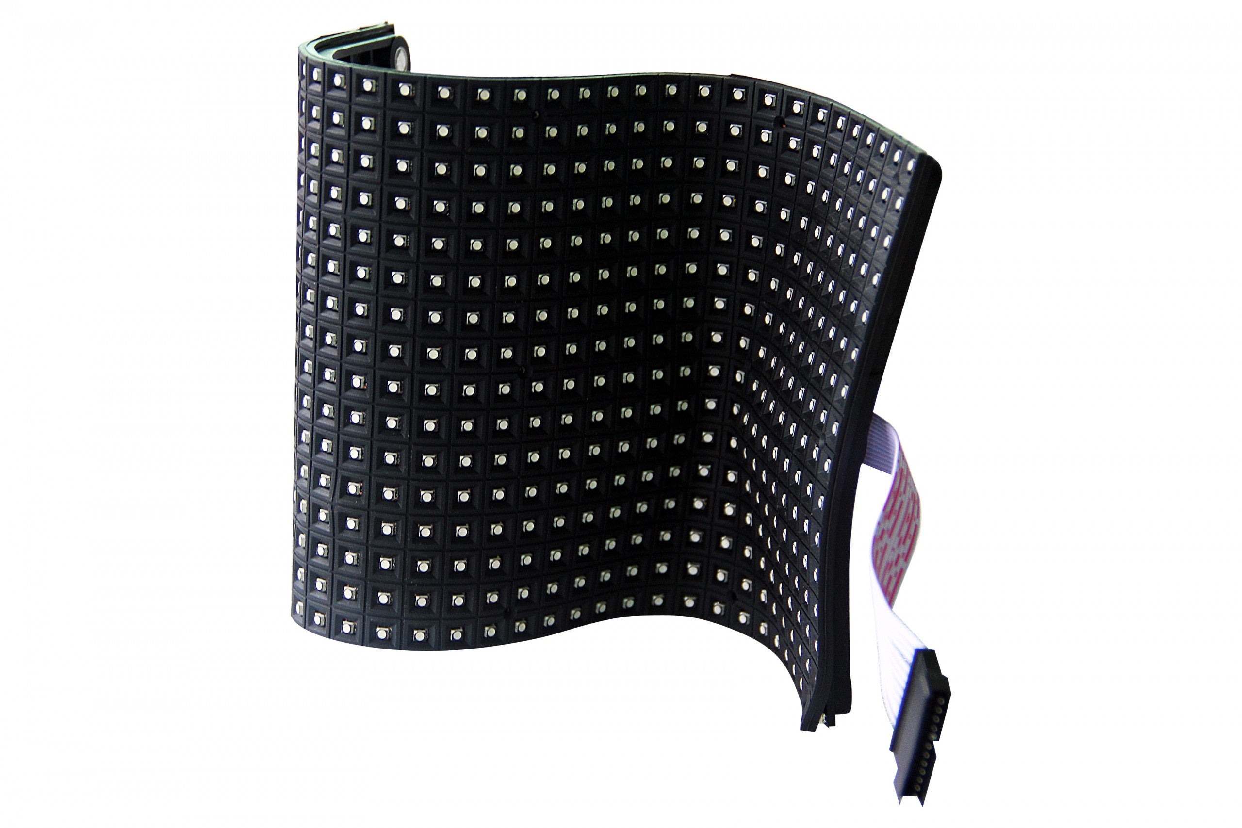 TREND 1.25mm  Flexible LED Display , Lightweight Build , Events & Advertising , Black , High Flexibility, 360° Viewing Angle, User-Friendly Installation
