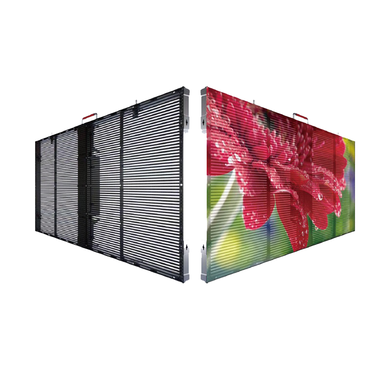 TREND Transparent LED Display (H10.4-V10.4) – Ultra-Transparent 68% Indoor Display with Lightweight Aluminium Profile and Advanced Heat Dissipation
