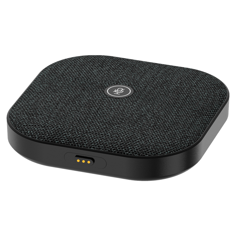 TREND Conference Speakerphone - Wireless, Conference Rooms & Huddle Spaces,  Black, Noise Reduction, Long Battery Life, Omnidirectional Voice Pickup