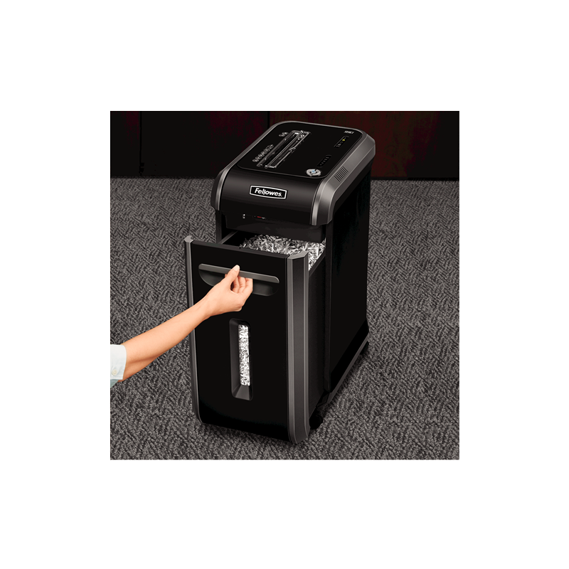 Fellowes 99Ci Heavy-Duty Cross-Cut Shredder – 18-Sheet, P-4 Security, Jam Proof, Silent-Shred™ Technology, Large 9-Gallon Pull-Out Bin for Office & Home Use