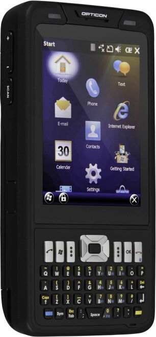 Opticon H-22 Rugged Mobile Device – Windows Mobile 6.5.3, Integrated Barcode Scanner, and 3G/3.5G Connectivity | Durable Handheld Computer for Retail, Warehousing, and Logistics