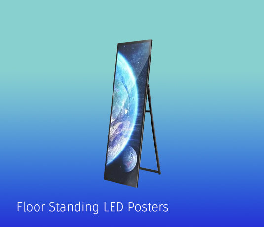 Buy Floor Standing LED Posters | Gulf Tech Shop