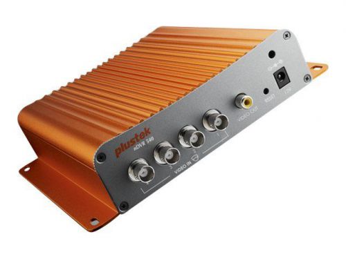 Plustek nDVR 540 Network Digital Video Recorder – 4-CH Embedded Solution, H.264 Compression, Multi-Site Monitoring