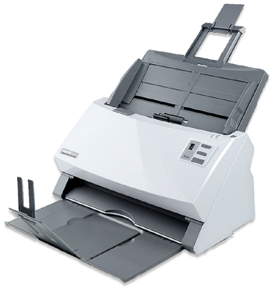 Plustek SmartOffice PS3180U – High-Speed 80ppm Duplex Document Scanner, 100 Page ADF, Ultrasonic Multi-Feed Detection for Departmental Use