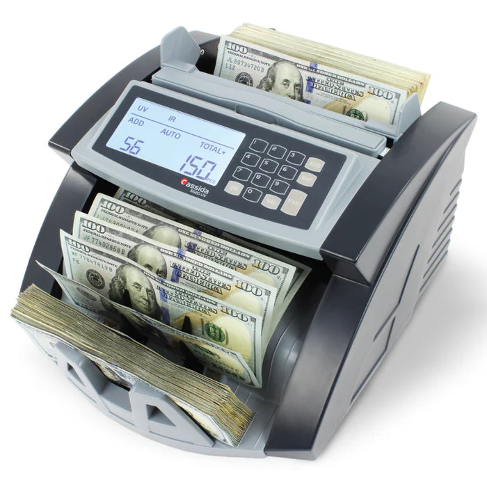 Cassida 5520 UVMG Multi-Currency Money Counting Machine With UV & MG Counterfeit Detection