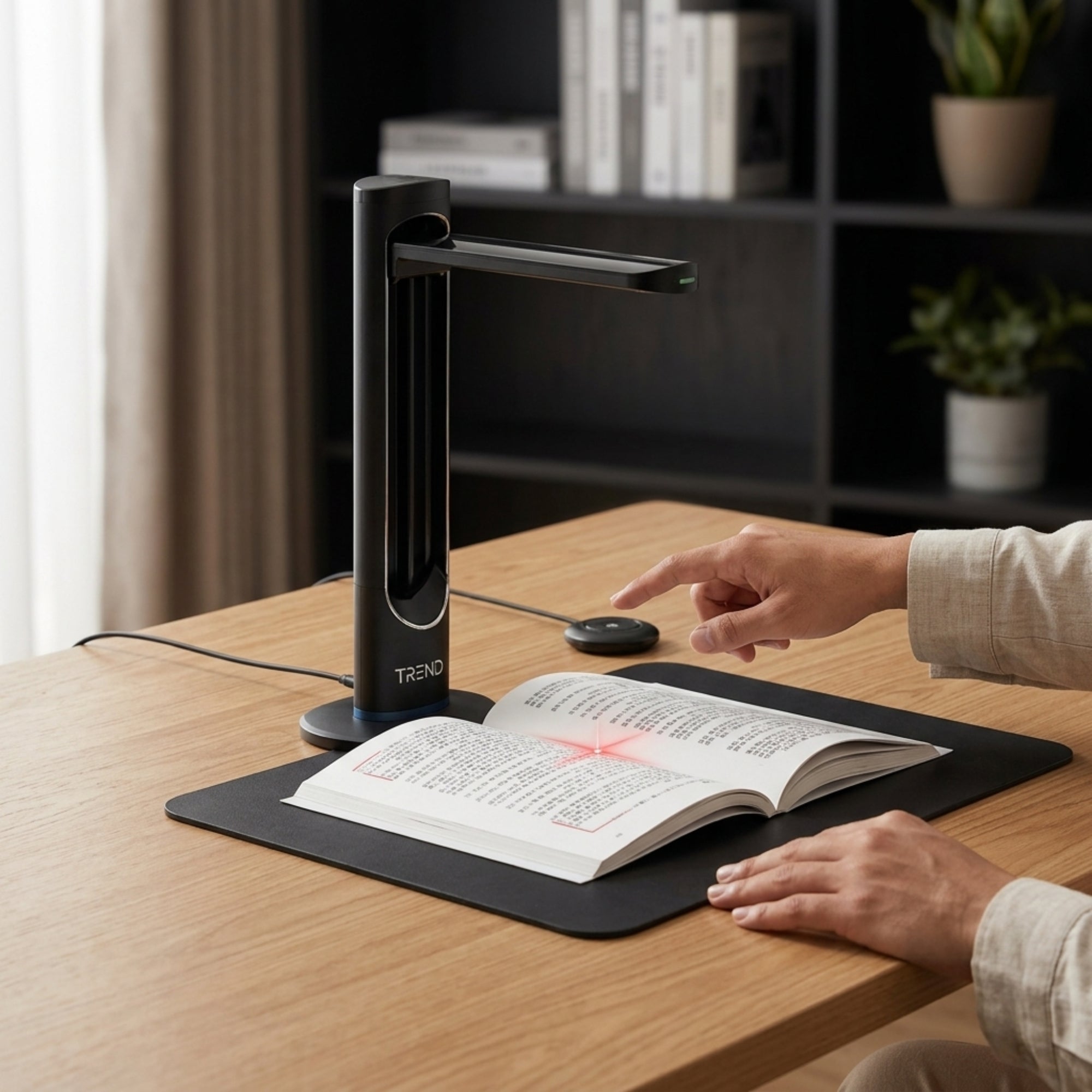 TREND TR-K84 48MP 4K AI Document Camera & A3 Overhead Book Scanner
