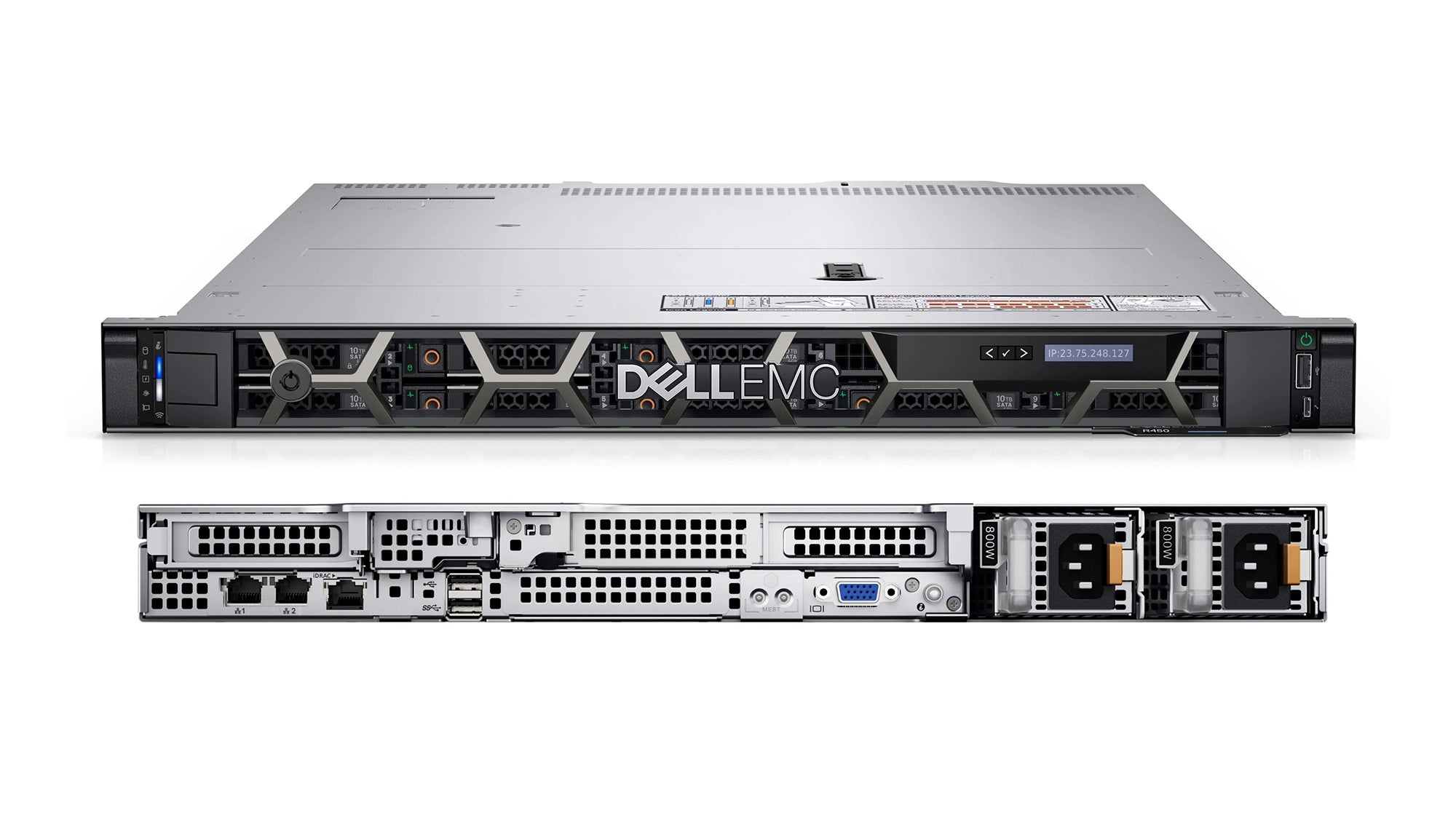 Dell PowerEdge R450 Rack Server | Intel Xeon 4309Y | 16 GB | 1 x 600 GB | 1100 W | 3 Year