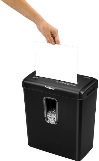 Fellowes Powershred P-30C Personal Shredder – Cross-Cut, 6 Sheet Capacity, 8.7