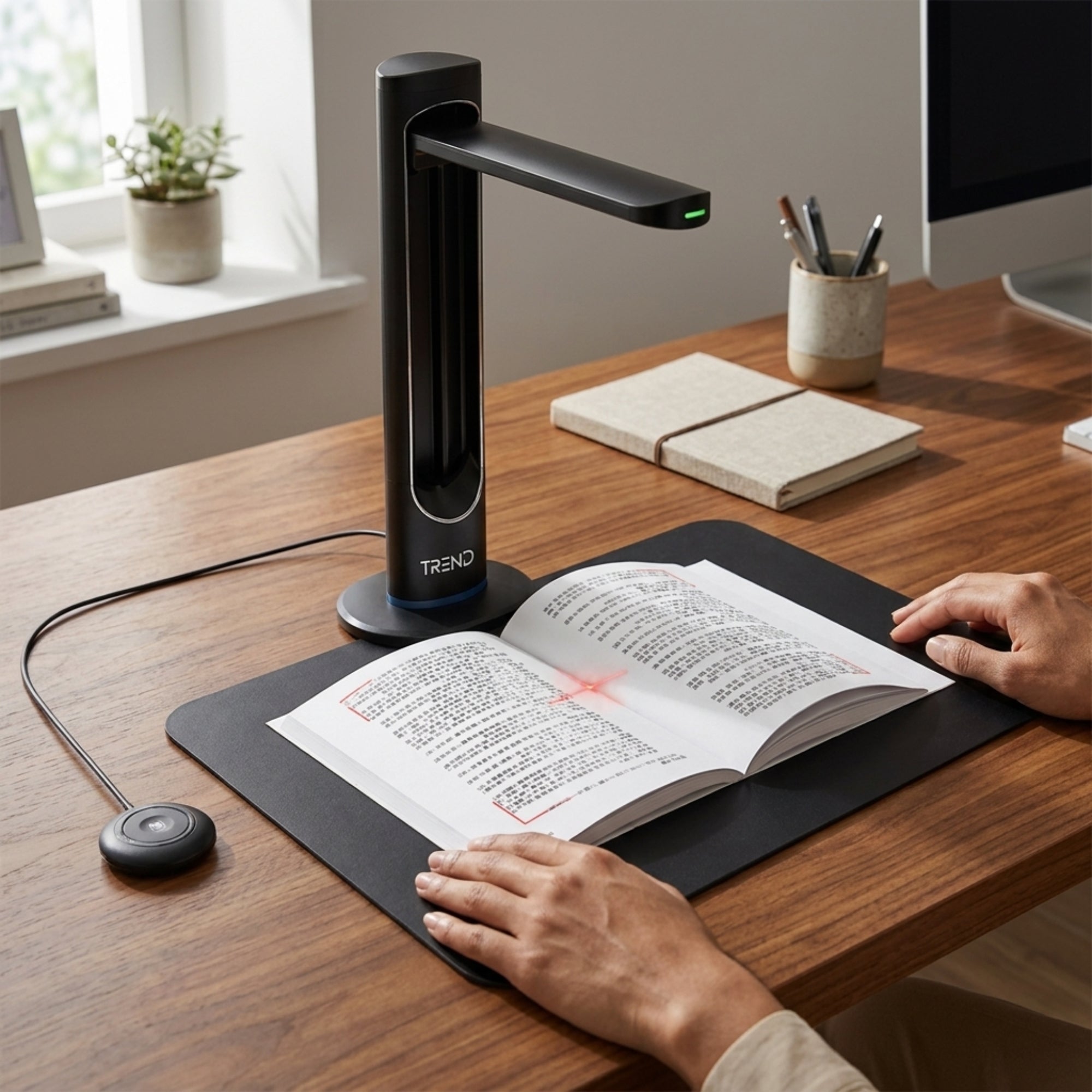 TREND TR-K84 48MP 4K AI Document Camera & A3 Overhead Book Scanner