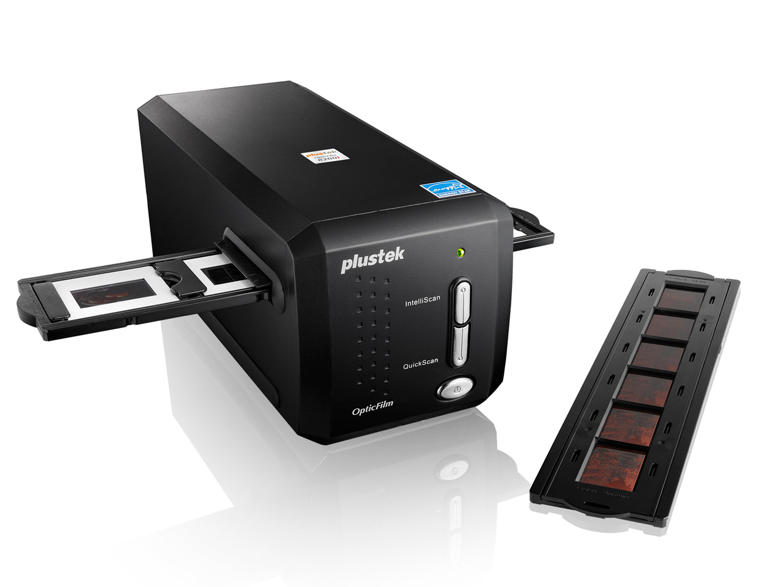 Plustek OpticFilm 8200i SE Film Scanner – 7200 dpi, 48-bit Color Depth, Infrared Dust & Scratch Removal, SilverFast SE Plus Software for Negatives & Slides