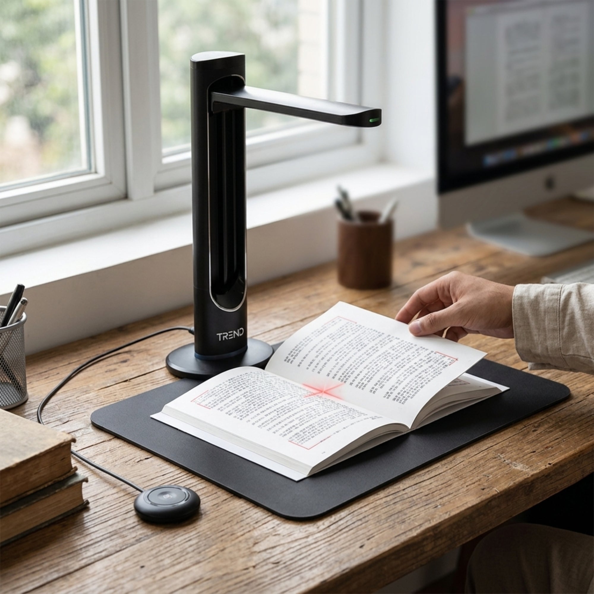 TREND TR-K84 48MP 4K AI Document Camera & A3 Overhead Book Scanner