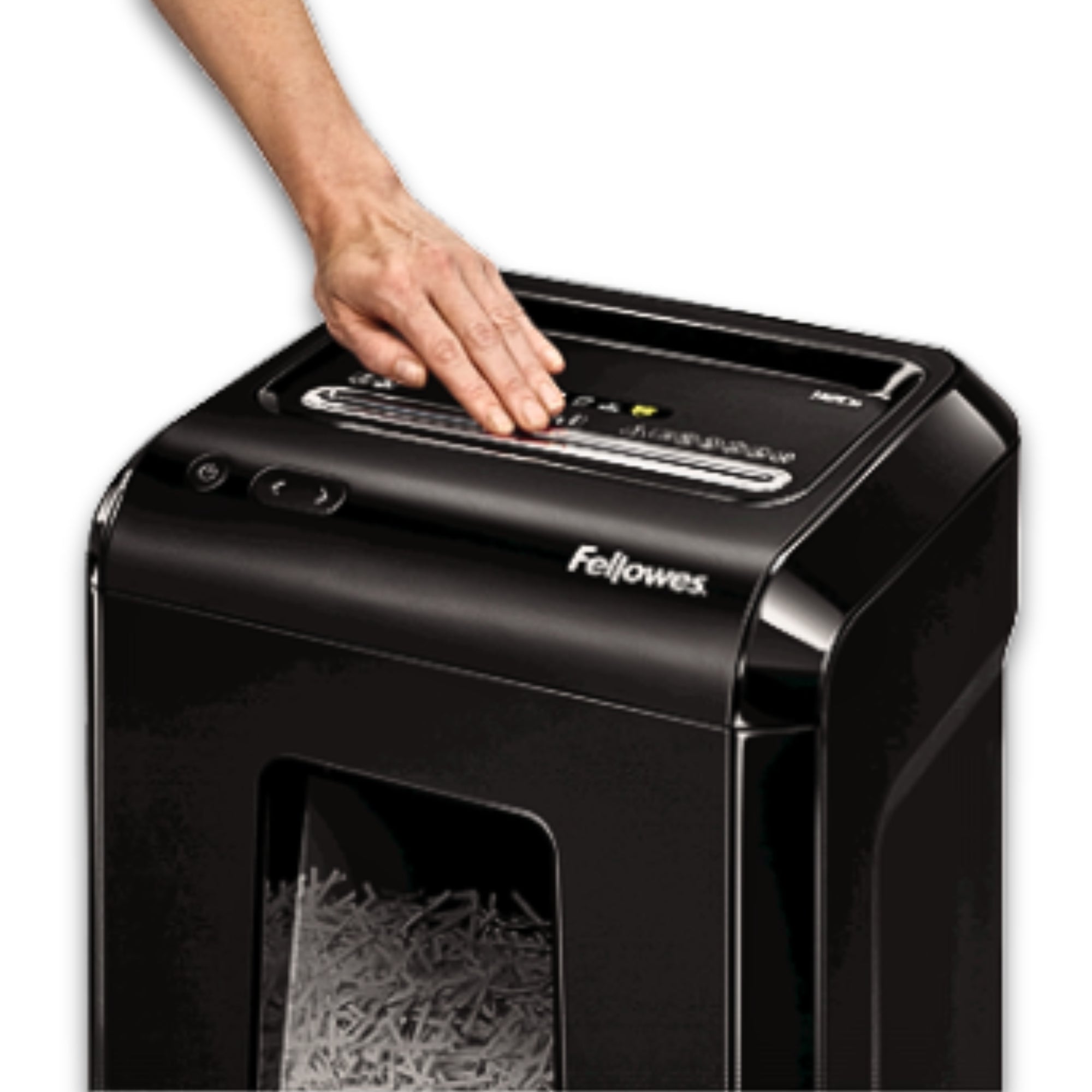 آلة تمزيق مستندات Fellowes Powershred 92Cs بتقطيع متقاطع – سعة 18 ورقة، مستوى الأمان P-4، تقنية Safe Sense®، سلة بسعة 7 جالون للاستخدام المنزلي والمكتبي