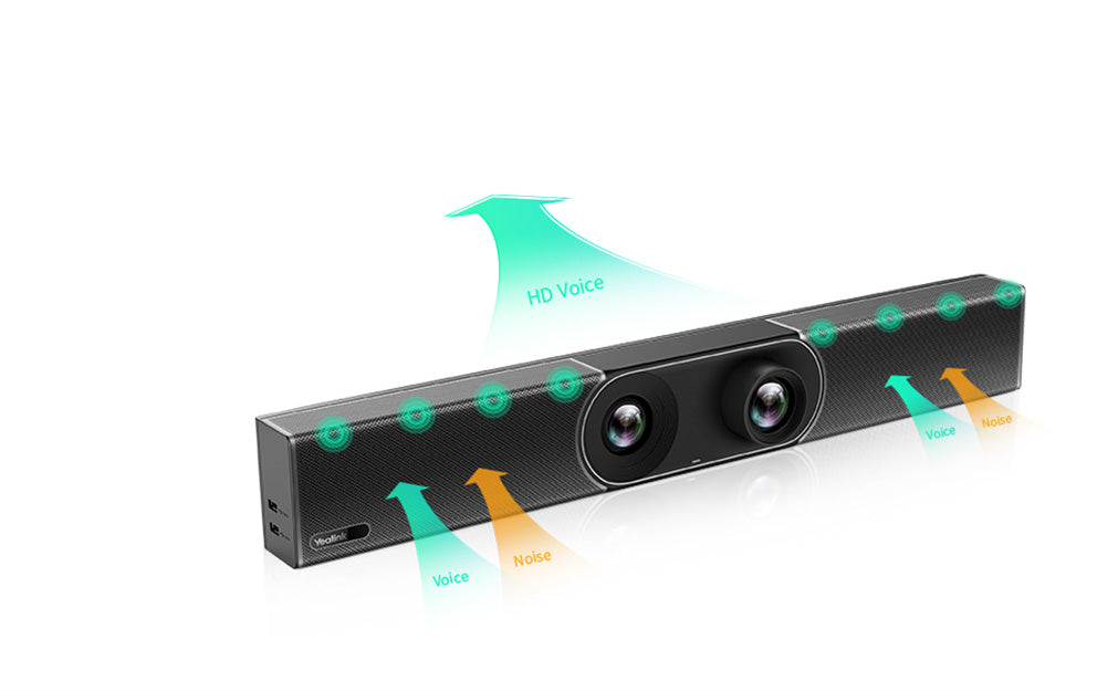 Yealink A30-010 Meeting Bar A30 All-in-One Video Collaboration Bar, 4K Ultra HD, AI-Powered Camera, Microphone & Speakers, Seamless Integration with Zoom & Microsoft Teams