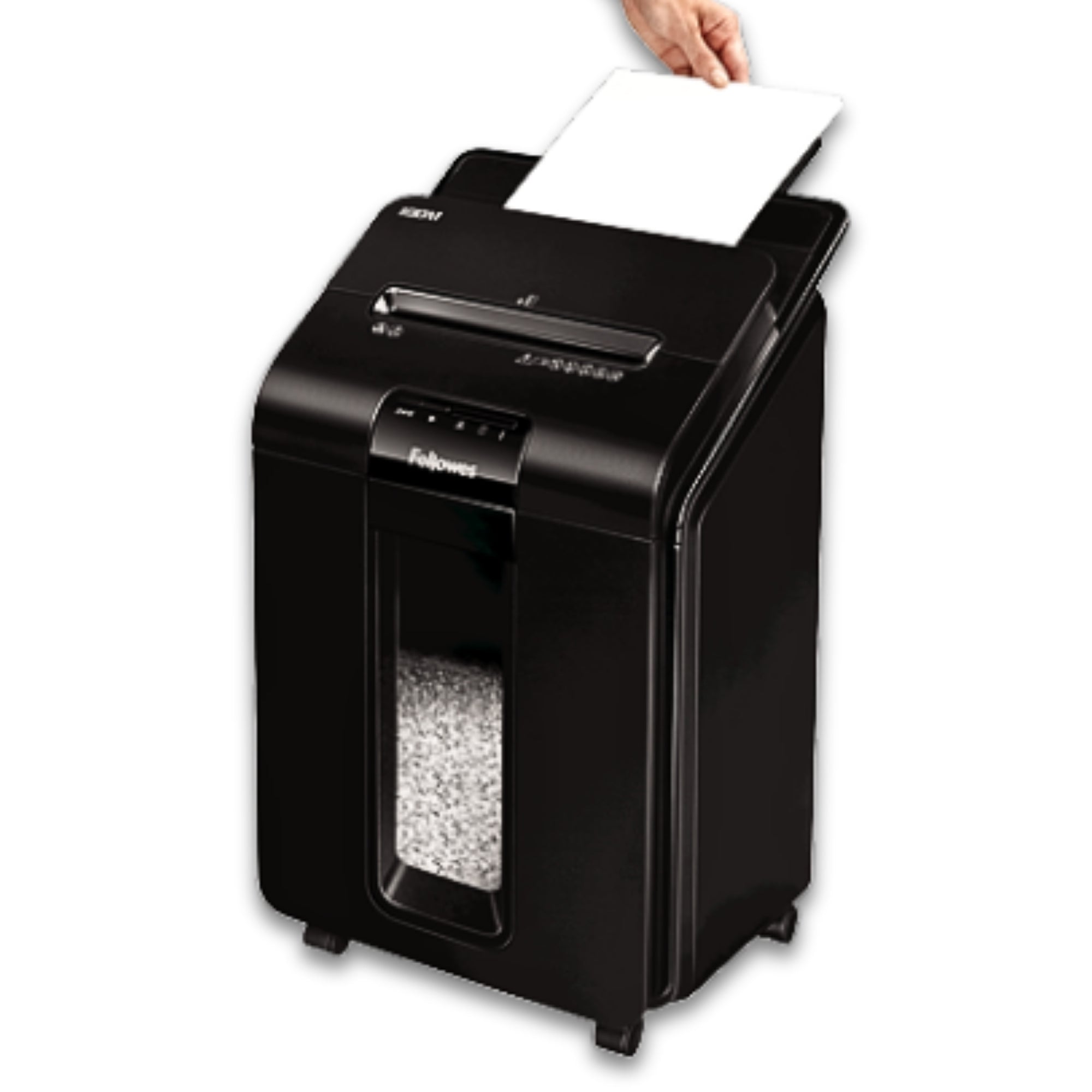 Fellowes AutoMax™ 100M 100 Sheets P-4 Mini / Micro Cut Shredder