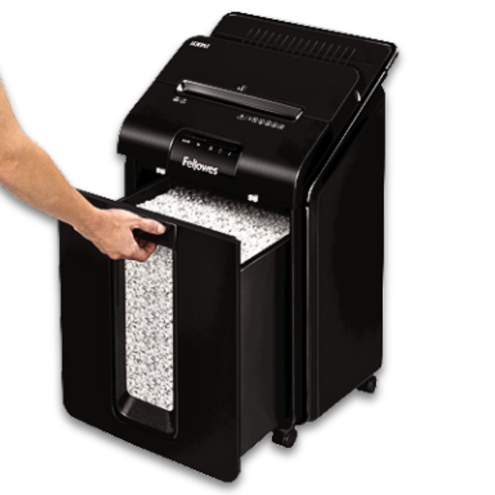 Fellowes AutoMax™ 100M 100 Sheets P-4 Mini / Micro Cut Shredder