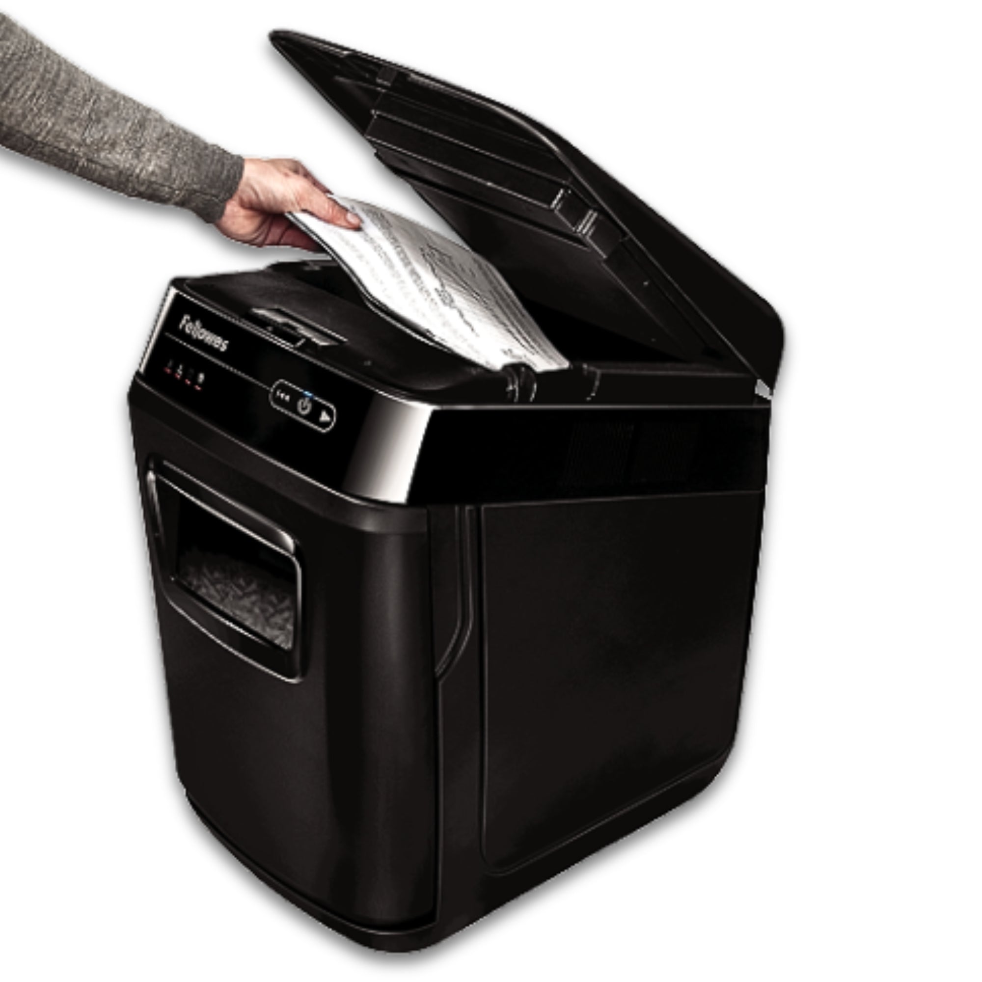 Fellowes Auto Max™ 150C 150 Sheets P-4 Cross Cut Shredder