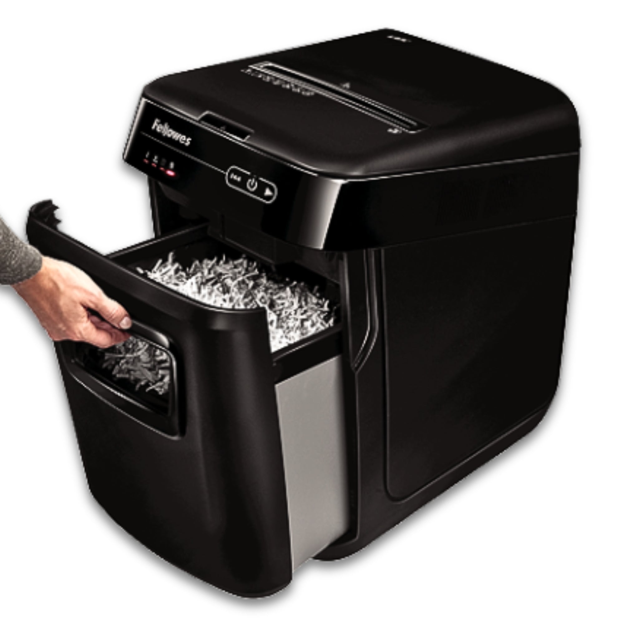 Fellowes Auto Max™ 150C 150 Sheets P-4 Cross Cut Shredder