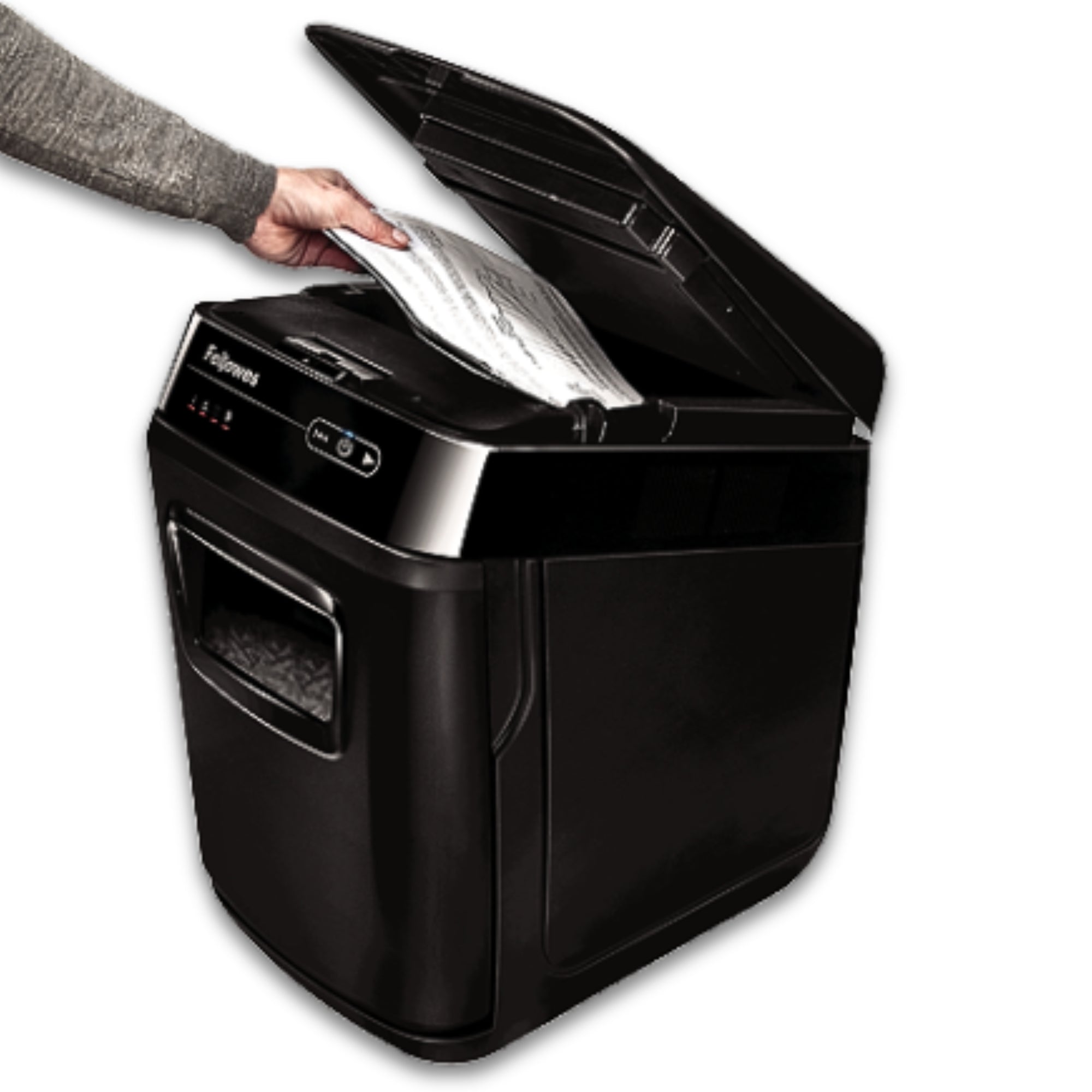 Fellowes AutoMax™ 200C 200 Sheets P-4 Cross Cut Shredder