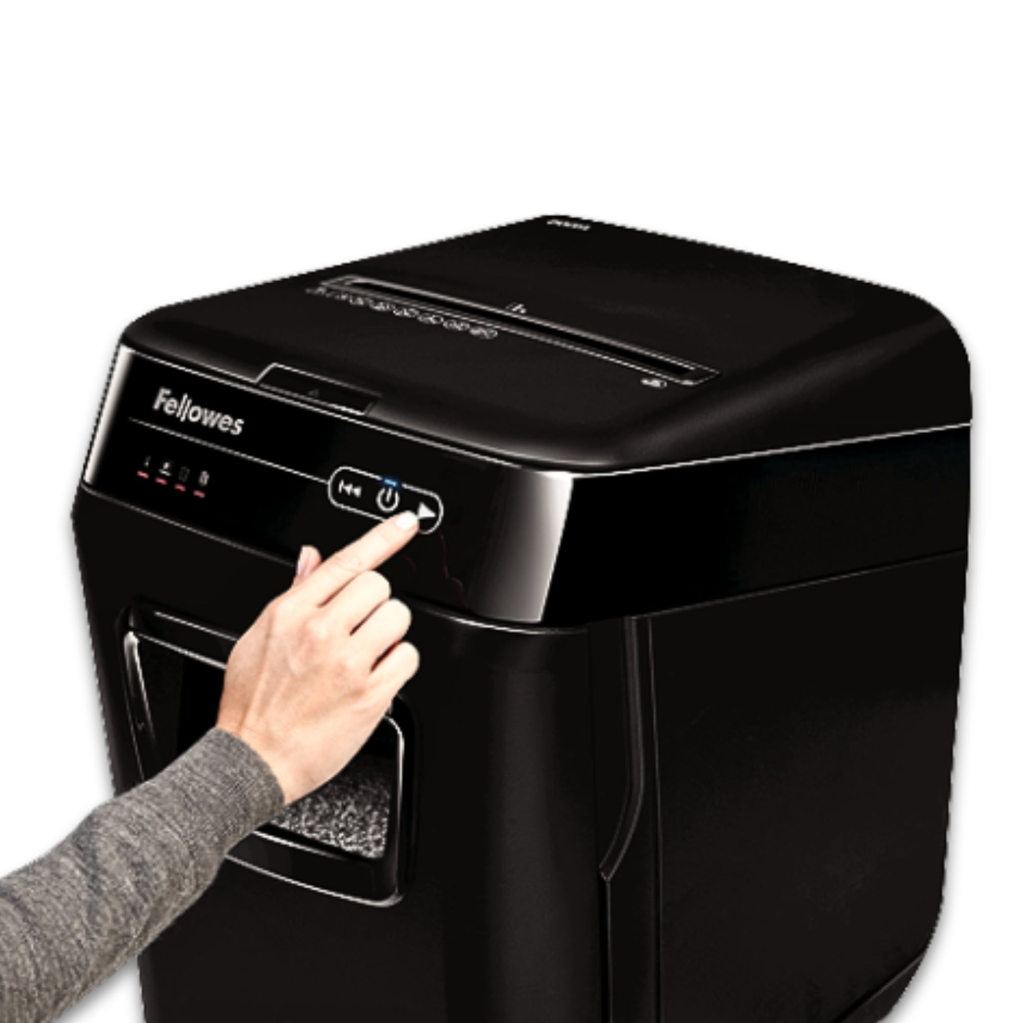 كسارة ورق Fellowes AutoMax™ 200M التجارية – تغذية تلقائية، قص متقاطع، سعة 10 ورقات يدوياً/200 ورقة تلقائياً، فائقة الهدوء، موفرة للطاقة للاستخدام المكتبي