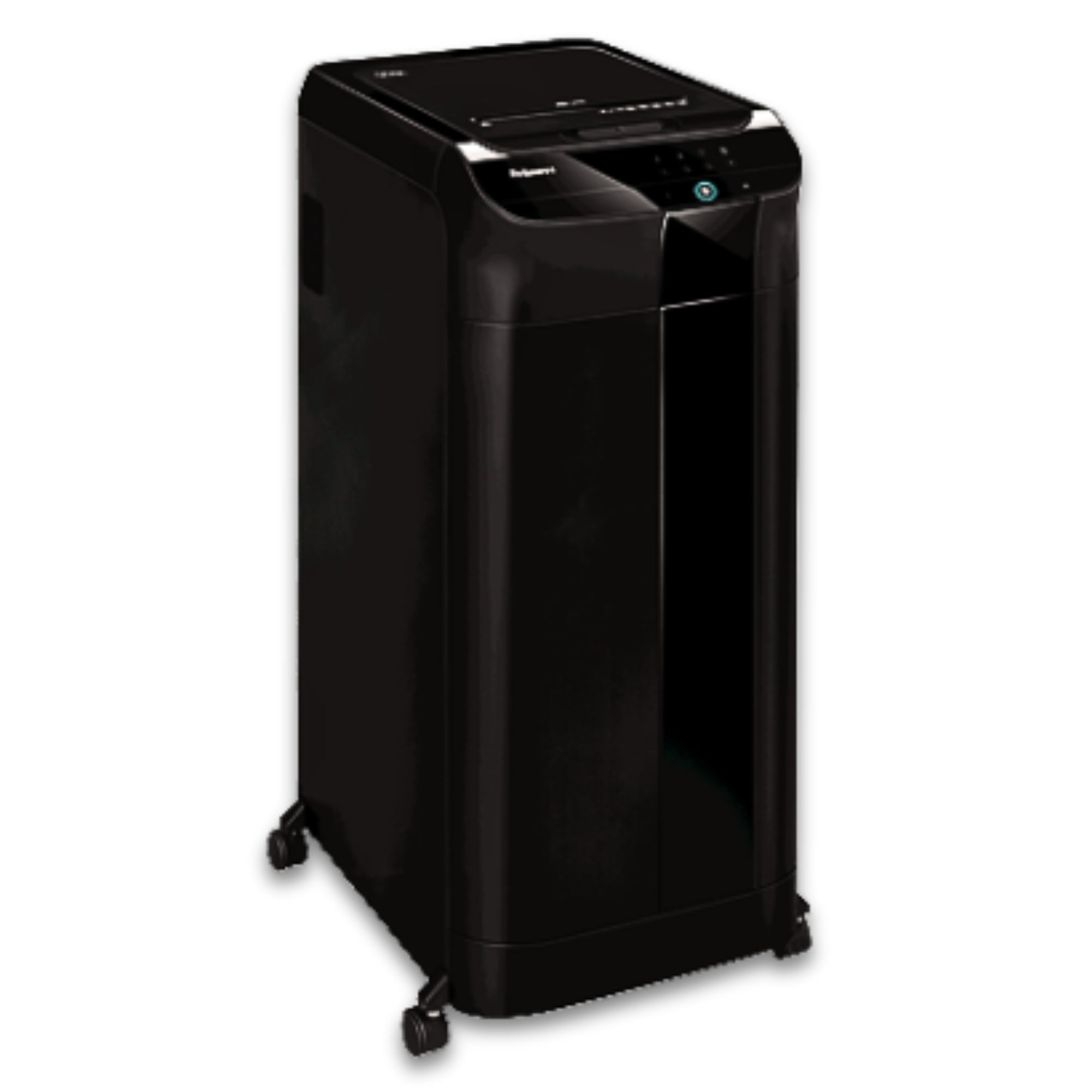 Destructeur de documents commercial Fellowes AutoMax™ 550C – Alimentation automatique, coupe croisée, capacité de 14 feuilles, ultra-silencieux, économe en énergie pour le bureau
