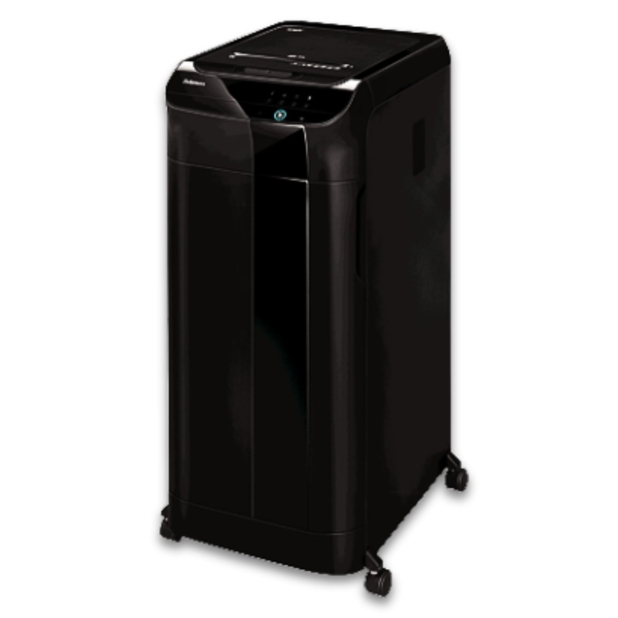 Destructeur de documents commercial Fellowes AutoMax™ 550C – Alimentation automatique, coupe croisée, capacité de 14 feuilles, ultra-silencieux, économe en énergie pour le bureau