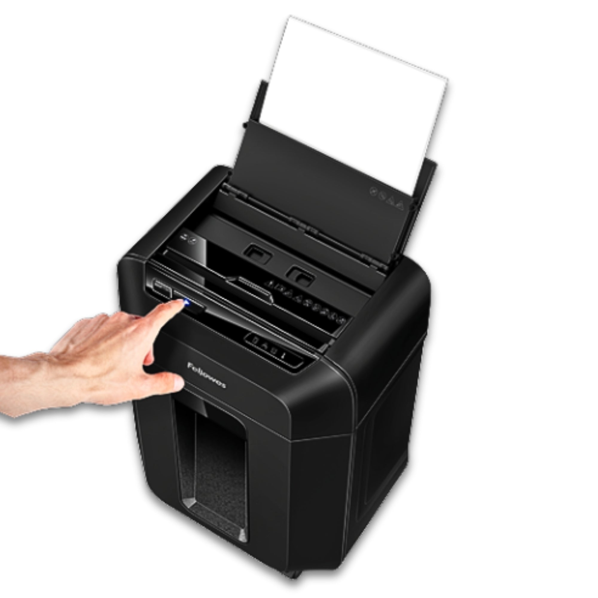 Fellowes AutoMax™ 80M 80 Sheets Mini / Micro Cut Shredder