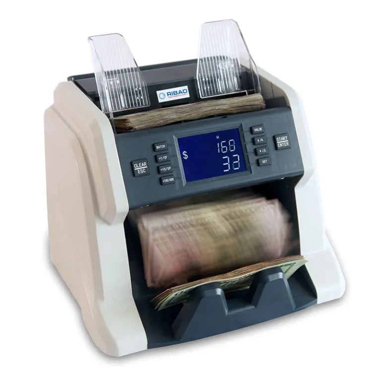جهاز عد النقود عالي السرعة بالأشعة فوق البنفسجية Ribao BC-30