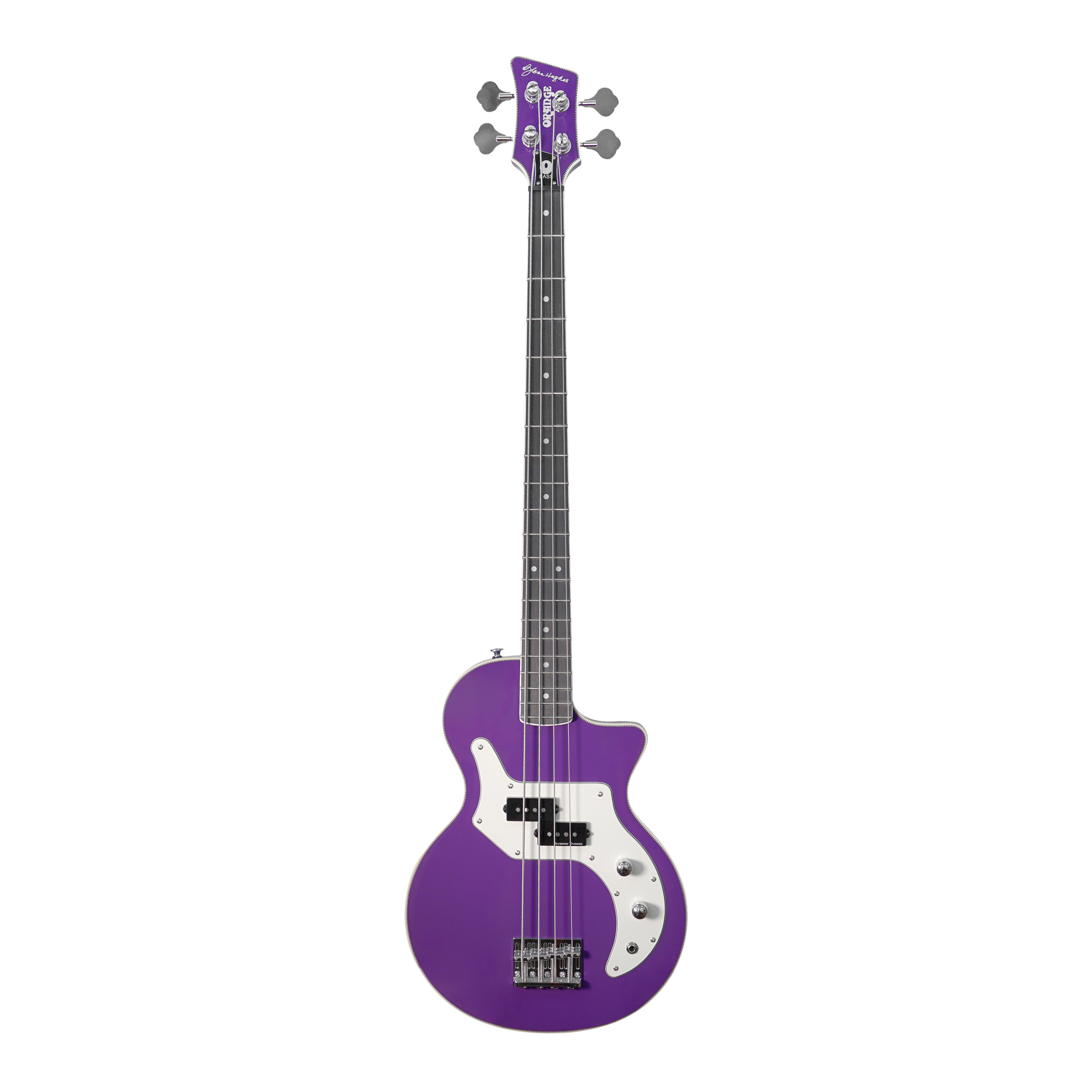 Orange O Bass 4-String Custom Split-Coil Pickup With Premium Gig Bag Electric Bass Guitar - Purple