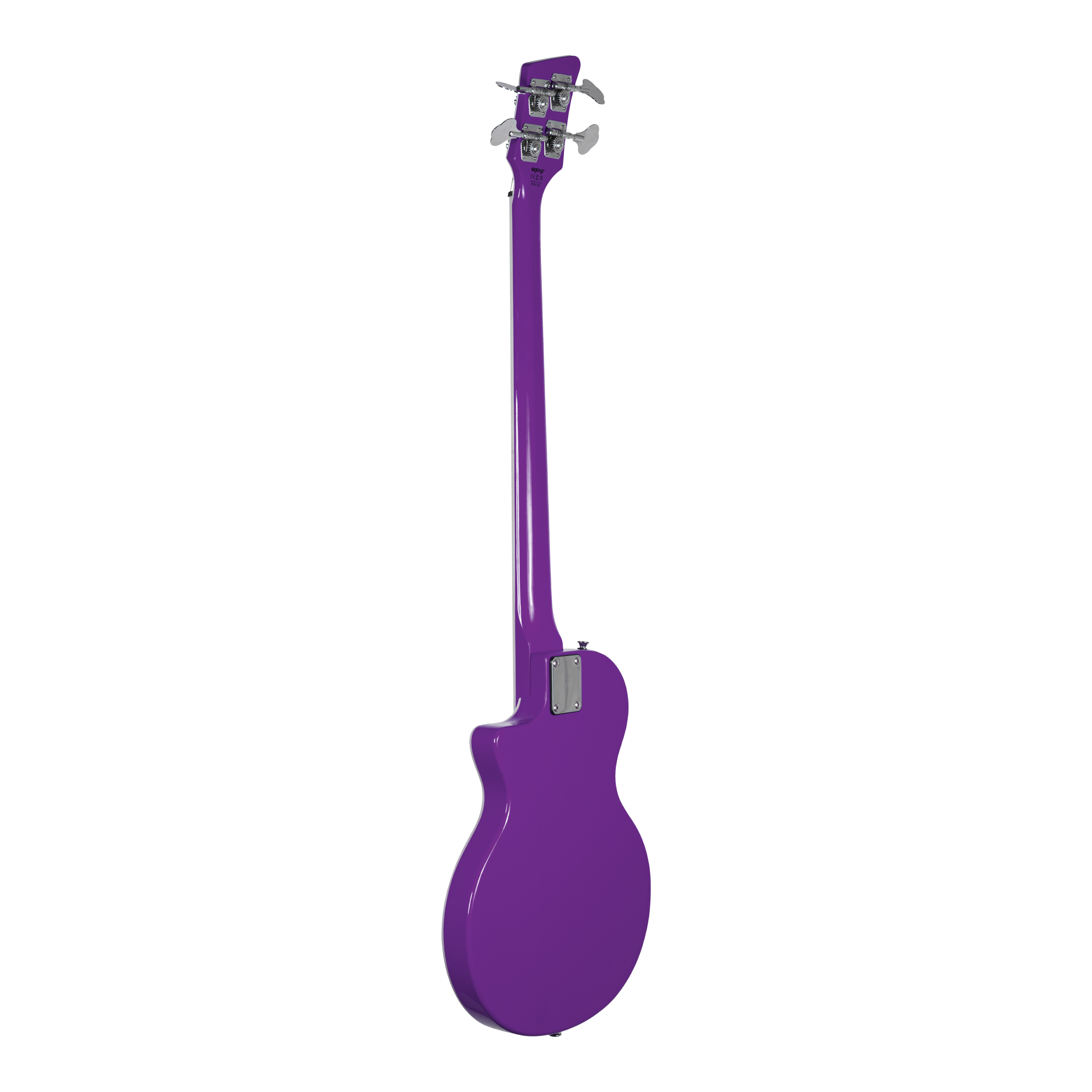 Orange O Bass 4-String Custom Split-Coil Pickup With Premium Gig Bag Electric Bass Guitar - Purple