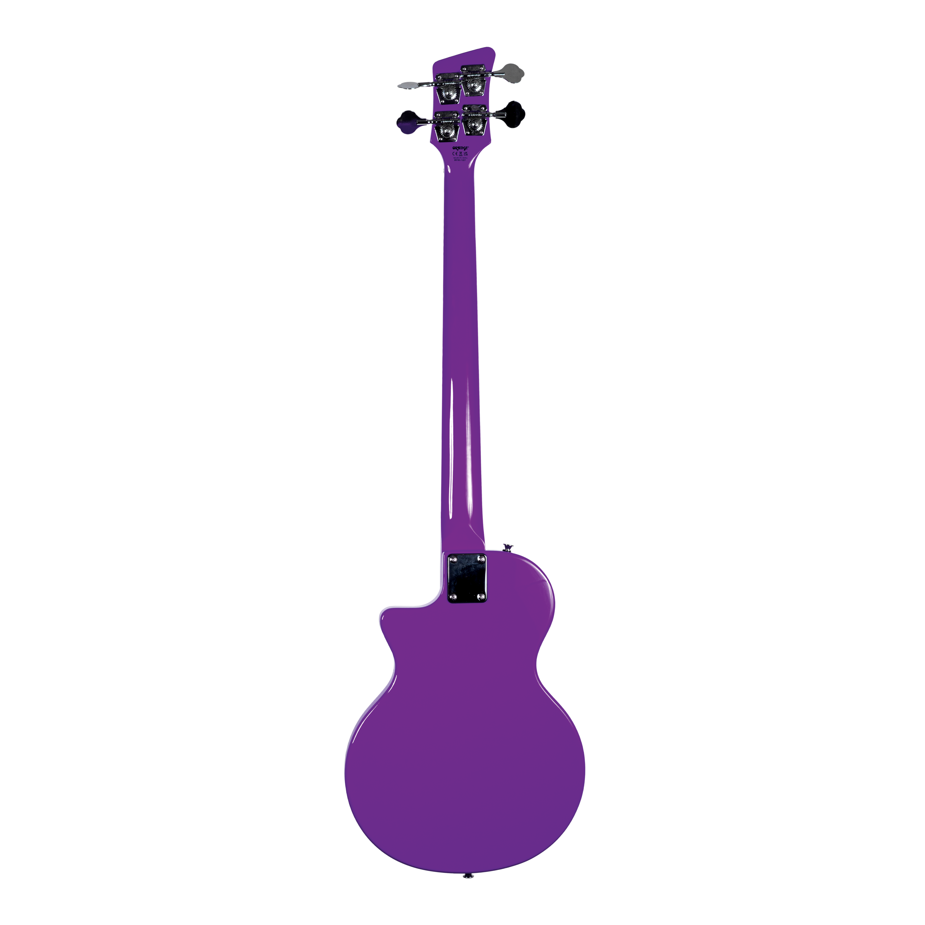Orange O Bass 4-String Custom Split-Coil Pickup With Premium Gig Bag Electric Bass Guitar - Purple