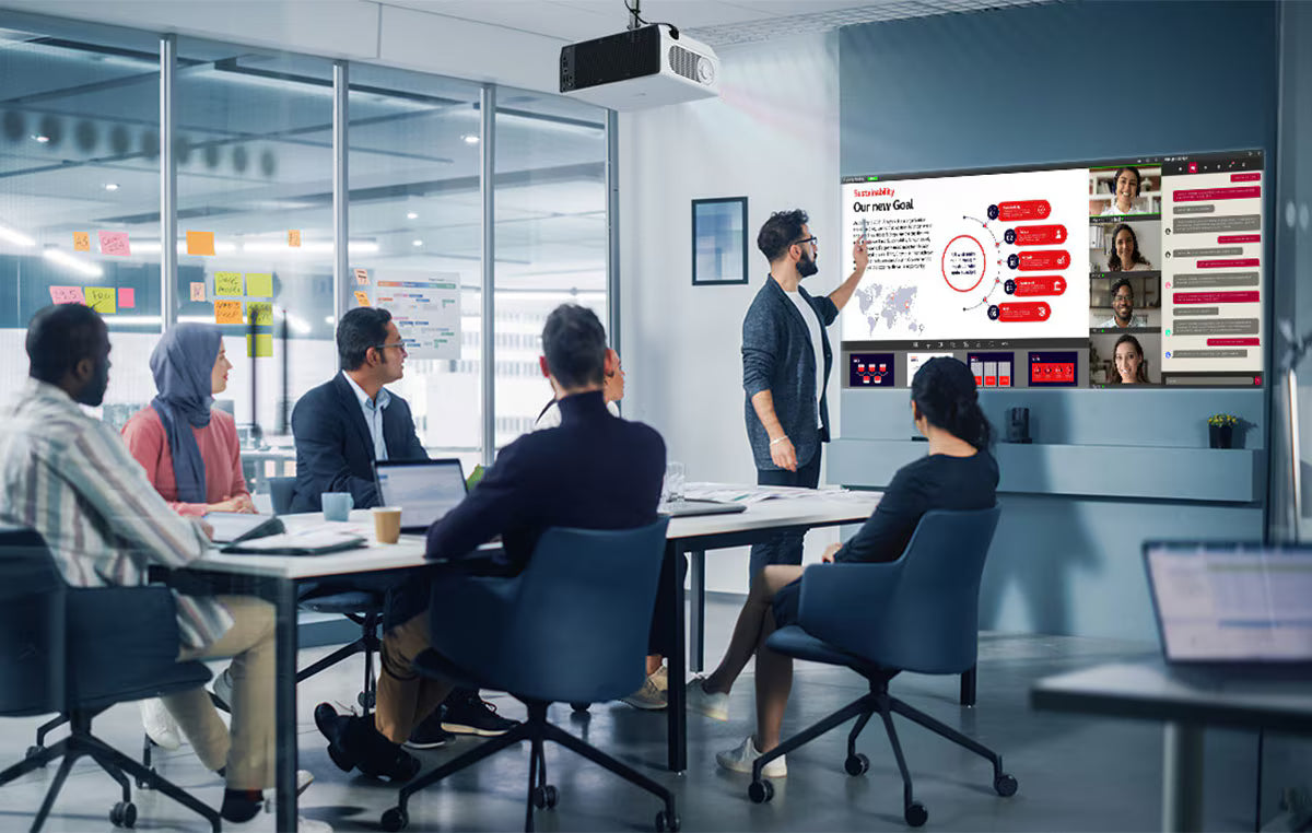 LG ProBeam BU50RG 5,000 ANSI Lumens 4K UHD Smart Laser Projector
