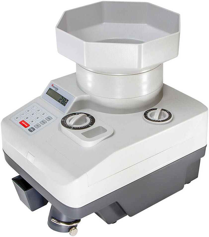 Cassida C550 Heavy-Duty Universal Manual Coin Sorting & Counting Machine