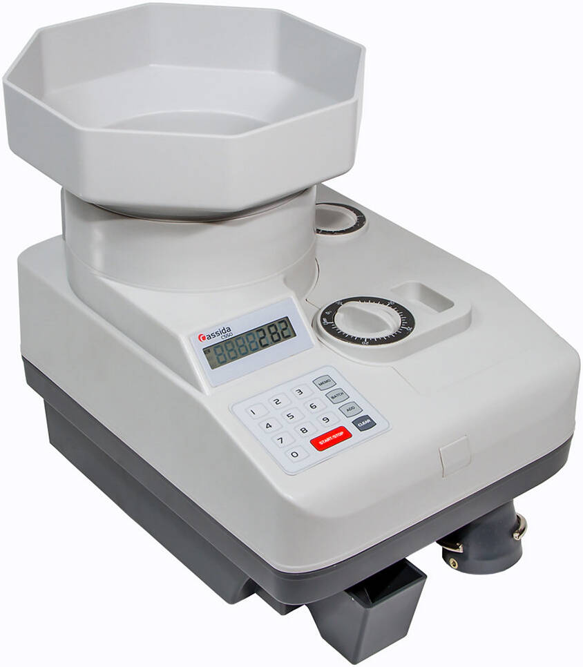Cassida C550 Heavy-Duty Universal Manual Coin Sorting & Counting Machine