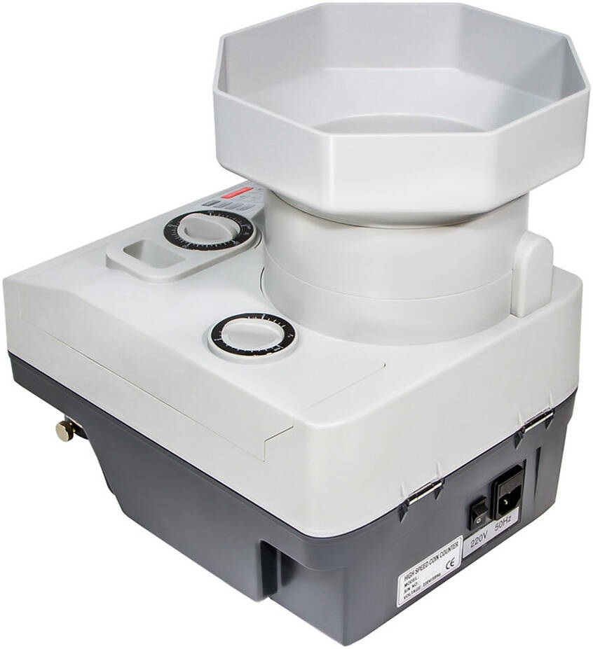 Cassida C550 Heavy-Duty Universal Manual Coin Sorting & Counting Machine