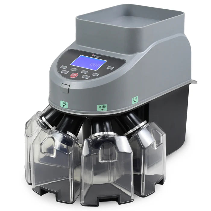 Cassida CoinMax High Speed AED Coin Sorting & Counting Machine