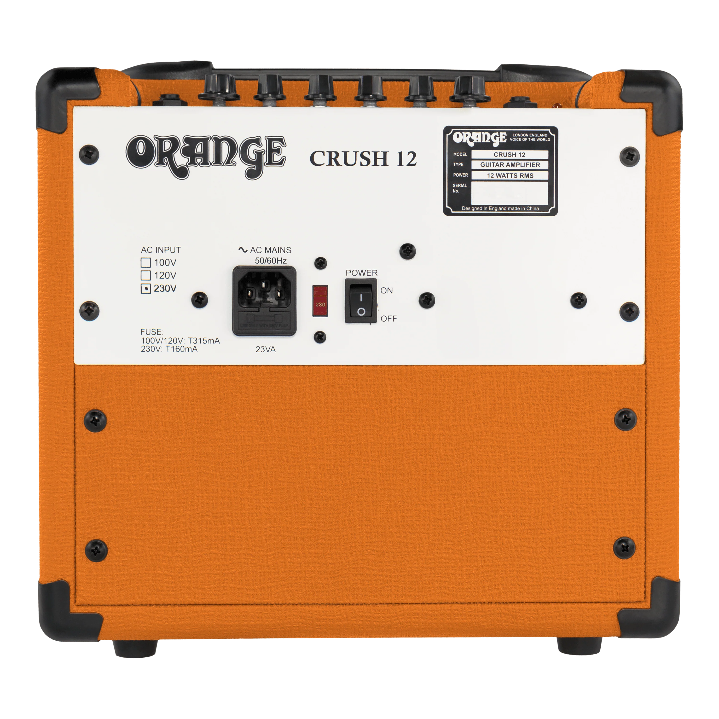 Orange Crush 12 12W Analogue With 6