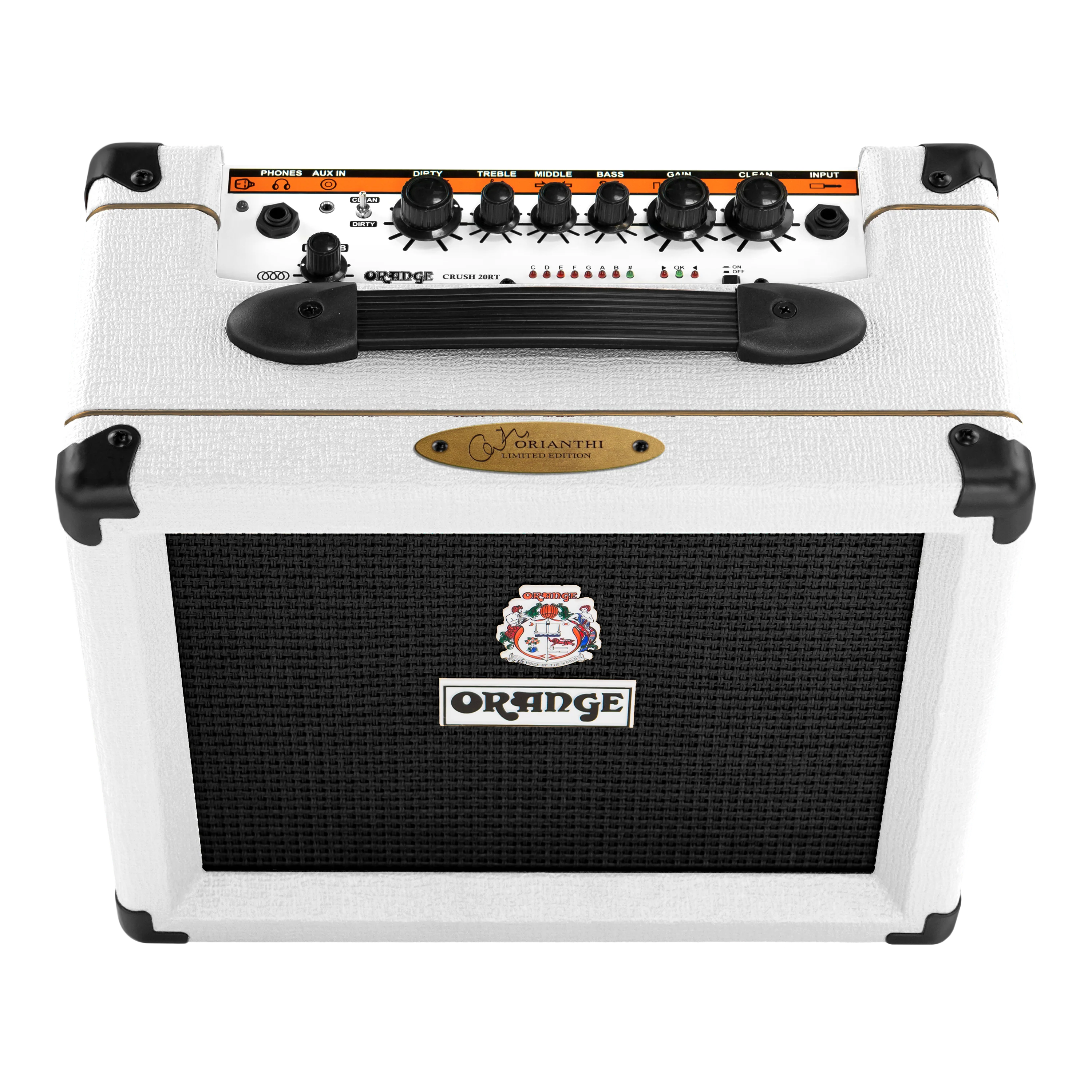 Orange Crush 20RT Orianthi Signature 20W Analogue With Reverb, Tuner & CabSim Headphone Output Guitar Combo Amplifier