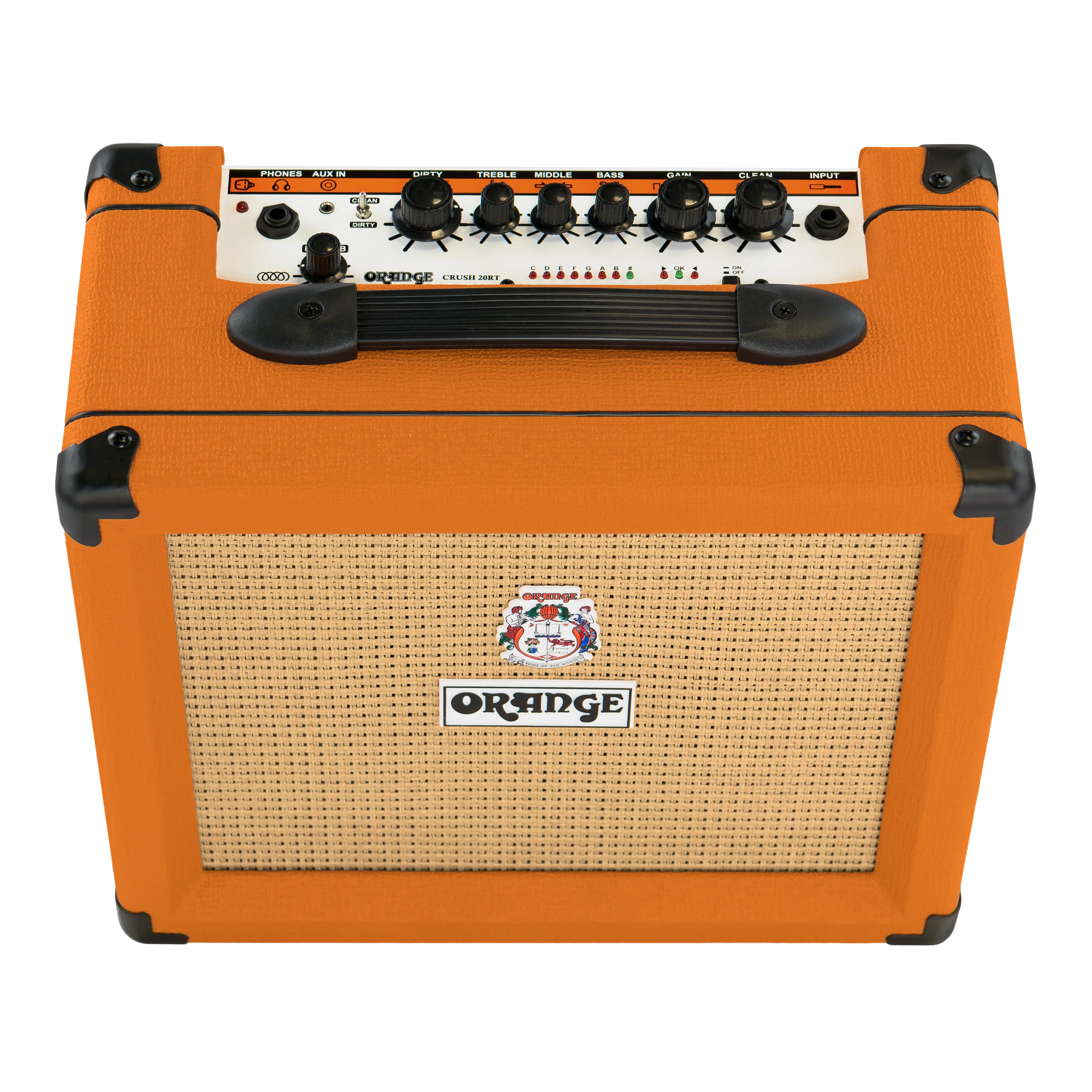 Orange Crush 20RT 20W Analogue With Reverb, Chromatic Tuner & CabSim Headphone Output Guitar Combo Amplifier