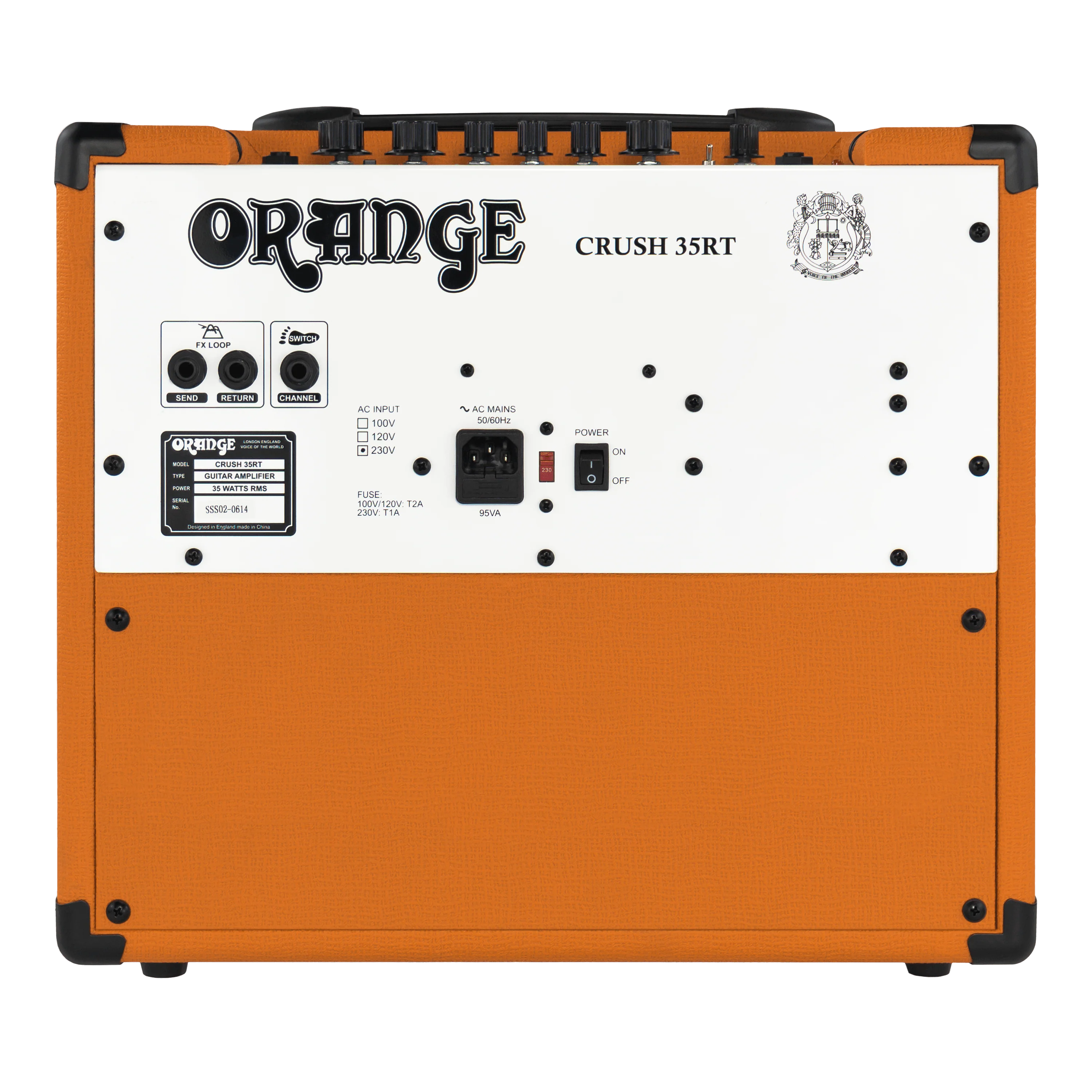 Orange Crush 35RT 35W Analogue With Reverb, Chromatic Tuner, Effects Loop & CabSim Headphone Output Guitar Combo Amplifier