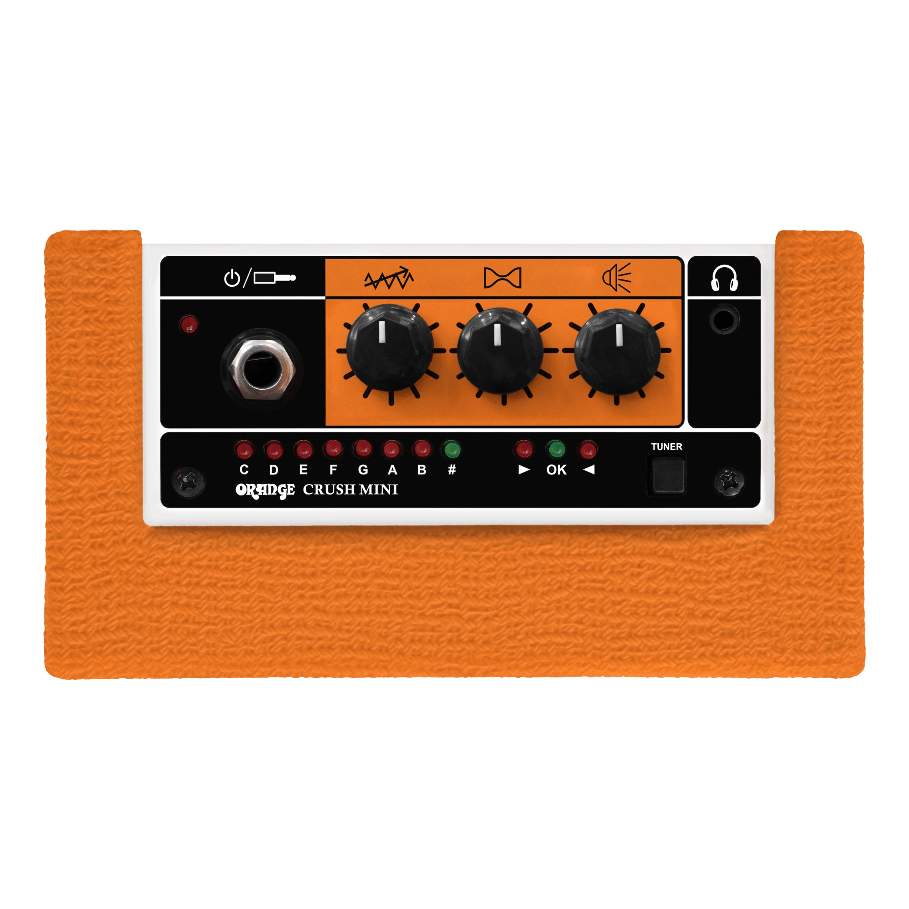 Orange Crush MINI 3W Portable Analogue With Built-In Tuner, CabSim Headphone Output & 4
