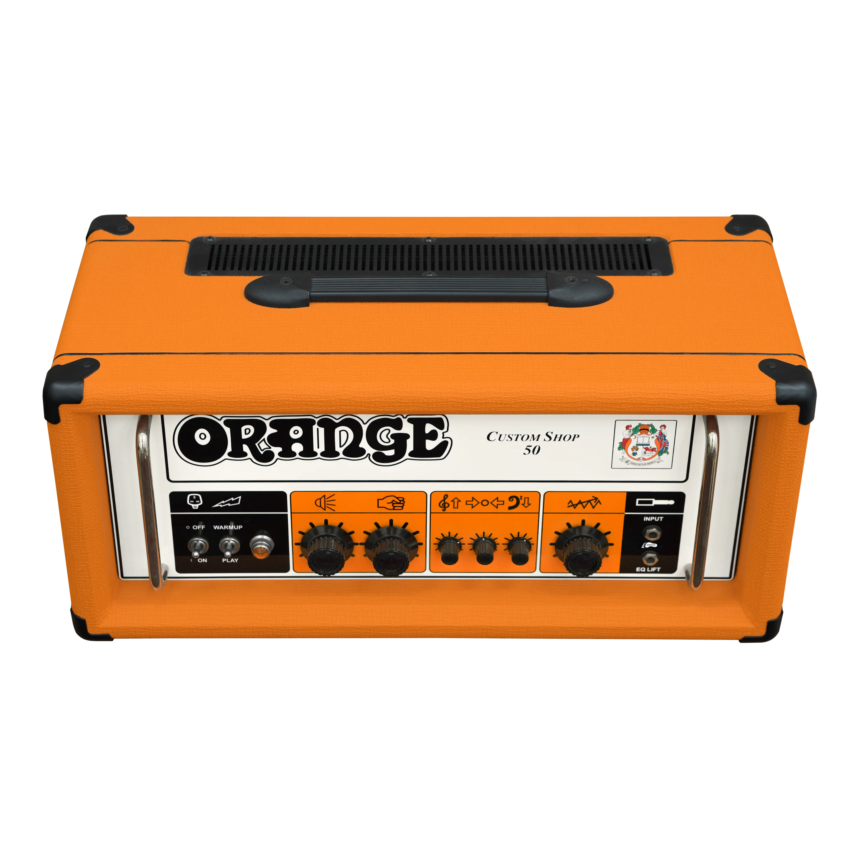 Orange Custom Shop 50 Handwired 50W UK-Built Single Channel Tube Valve With EQ Lift & HF Drive Guitar Head Amplifier