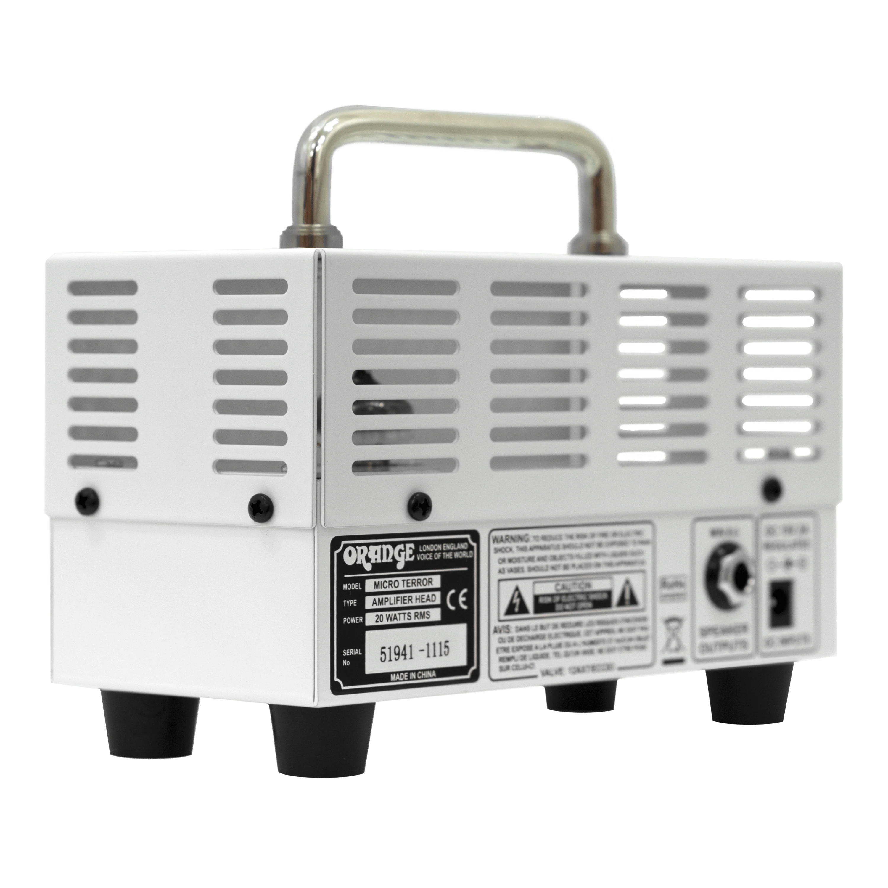 Orange Micro Terror 20W Hybrid Valve With ECC83 Tube, Headphone Output & Aux Input Guitar Head Amplifier
