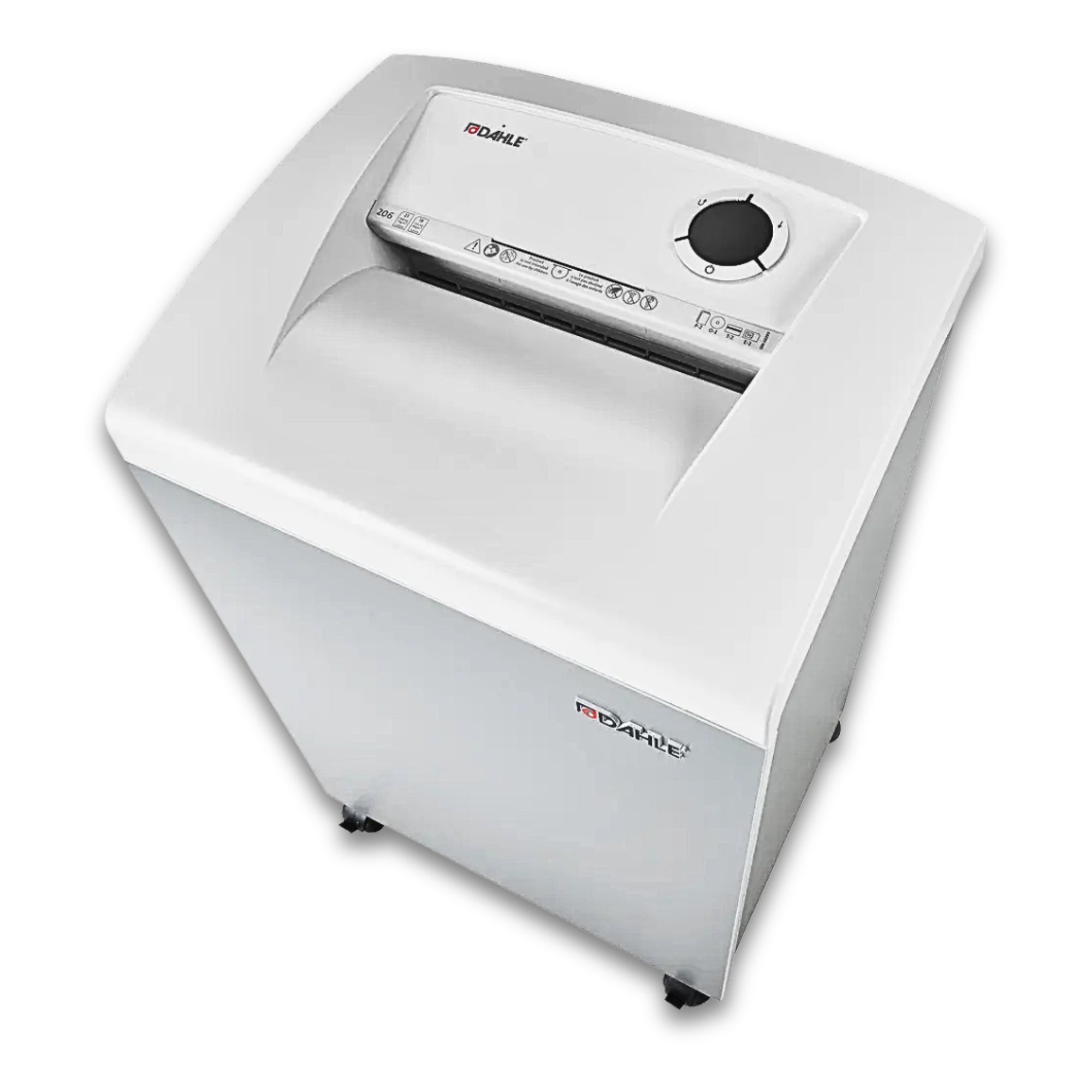 Dahle 206 Up to 18 Sheets P-2 60L Strip Cut Departmental Document Shredder