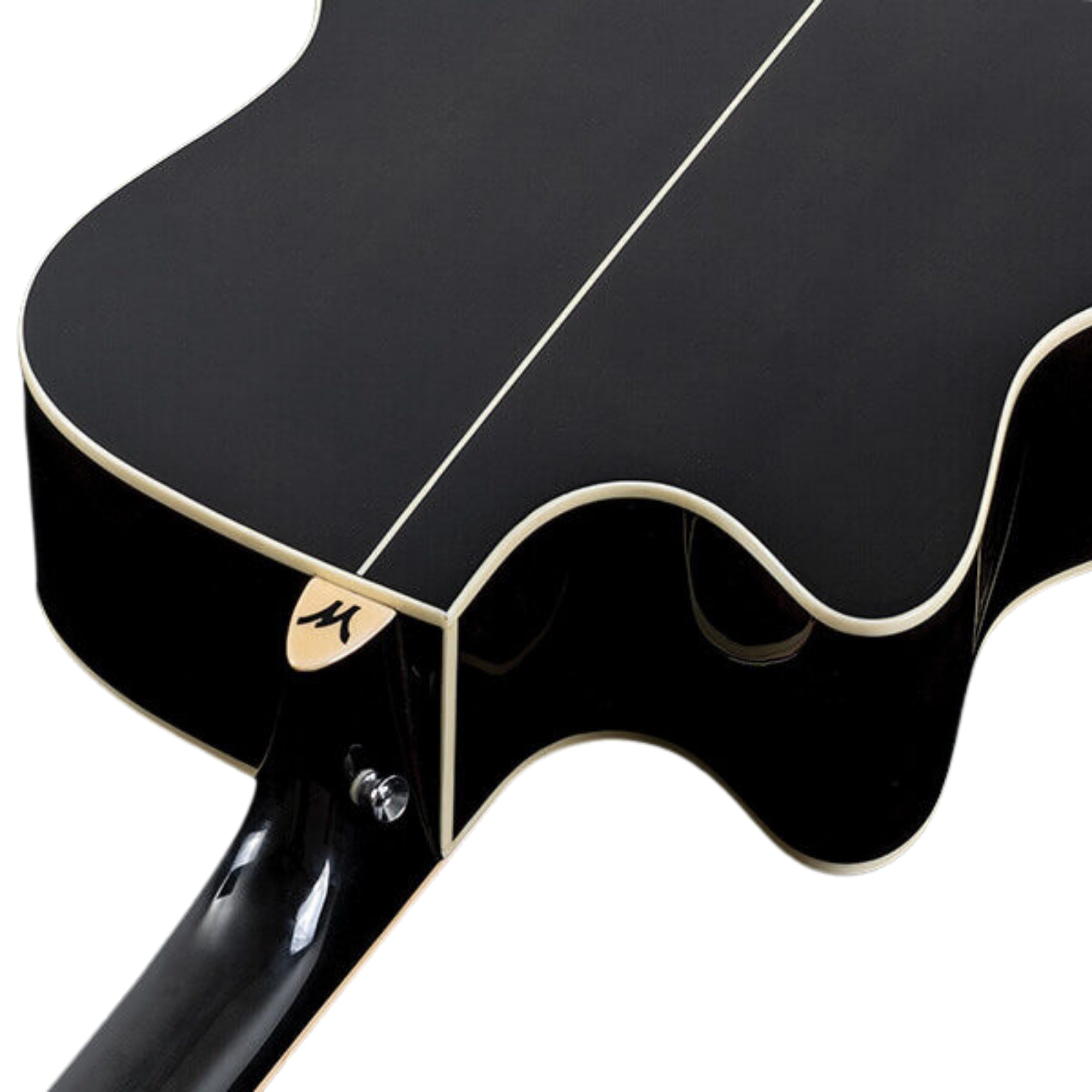 Washburn DFBACEB-U Deep Forest Burl ACE Grand Auditorium 6-String with Barcus Berry Active Electronics & Built-in Tuner Electro-Acoustic Guitar – Black Fade
