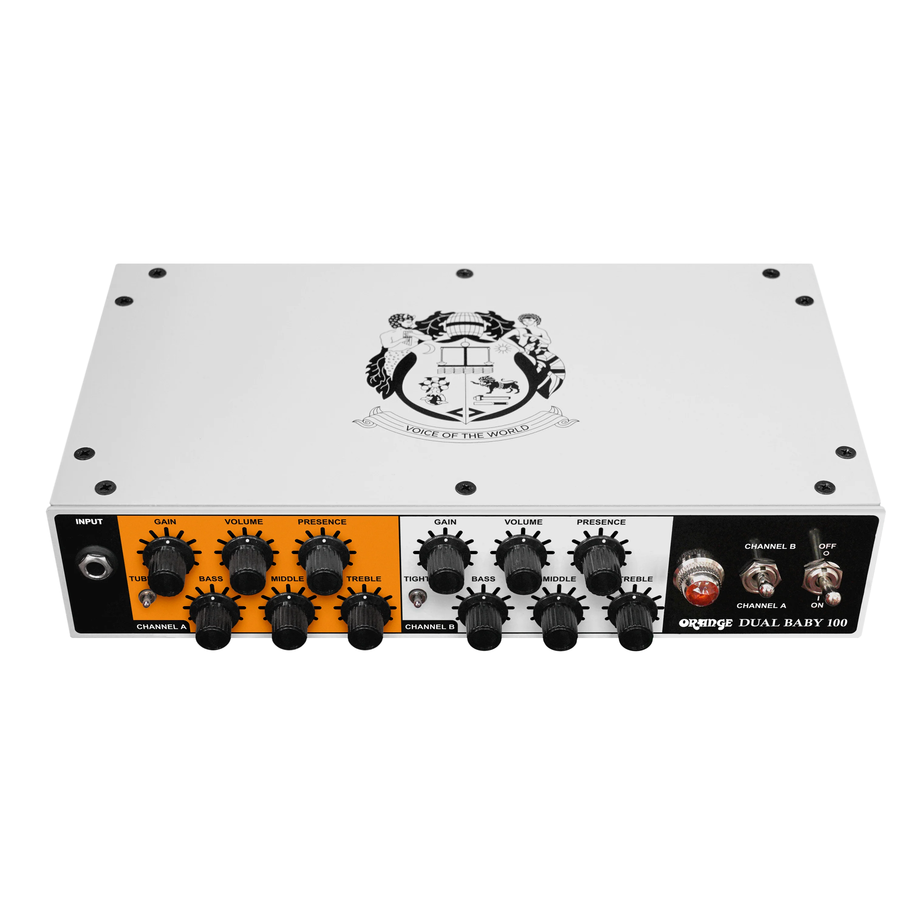 Orange Dual Baby 100W Twin Channel Solid State With FX Loop, Rackmount Design & Gig Bag Guitar Head Amplifier